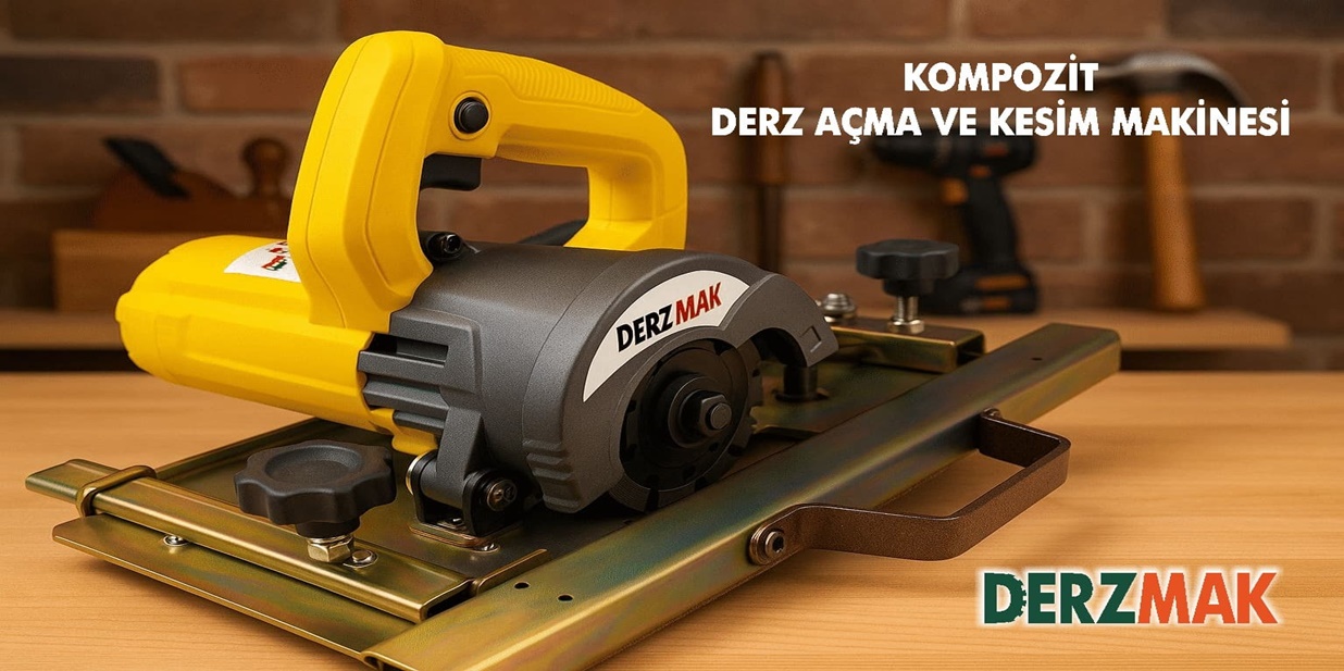 yeni nesil kompozit derz açma makinesi
