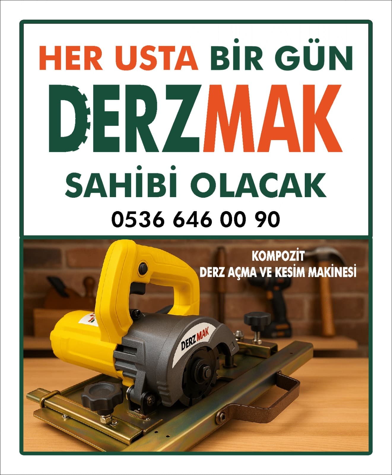 yeni kompozit derz açma kesme makinesi